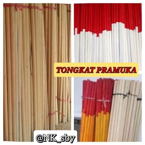 Jual Tongkat Pramuka Polos Dan Warna Shopee Indonesia