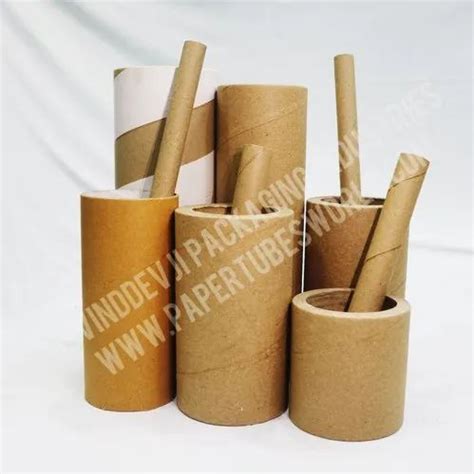 Brown Spiral Paper Tube For Packaging Thickness Mm At Rs