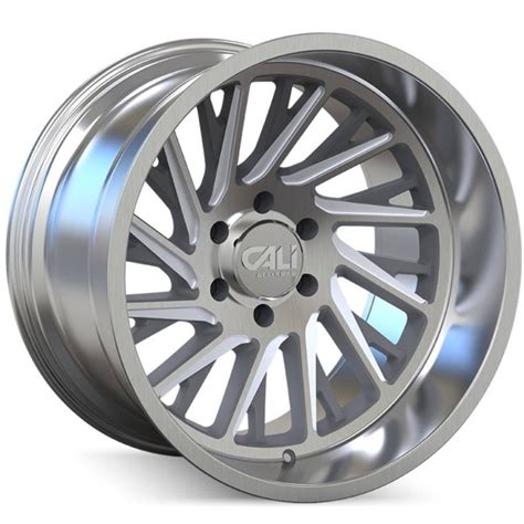 Cali Off Road Wheels Purge 9114 Brushed W Clear Coat Rim