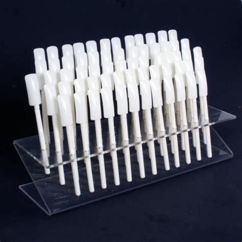 Berkeley Beauty Company Inc 64 Natural Tip Table Display Rack For Nail