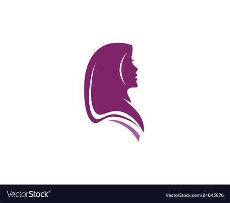 Hijab Logo Royalty Free Vector Image VectorStock | atelier-yuwa.ciao.jp