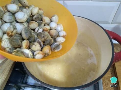 Berberechos a la Marinera Receta Fácil