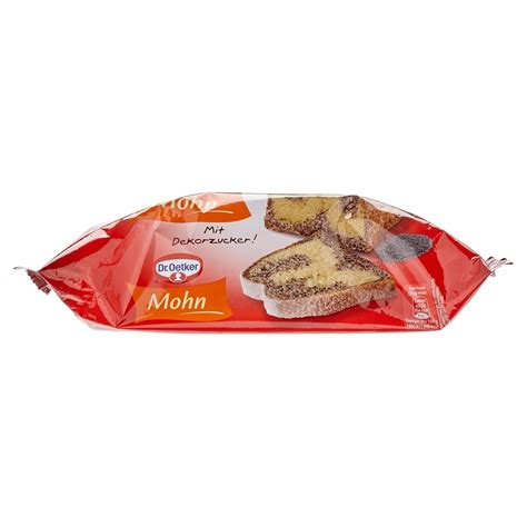 Dr Oetker Fertiger Mohnkuchen G R Hrkuchen Mit Mohn Mit Feinem