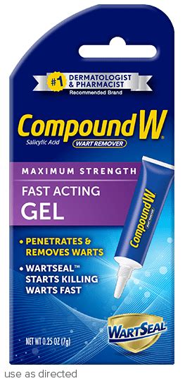 Compound W® Fast Acting Wart Removal Gel | Compound W® Wart Removal ...