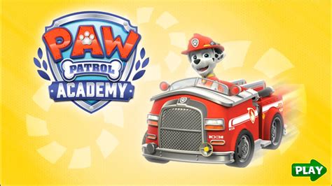 Paw Patrol Marshall Fire Truck Rescues 🚒 Paw Patrol Academy Youtube