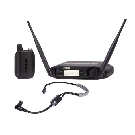 Shure Glx D Dual Band Wireless Headset System With Sm Headset