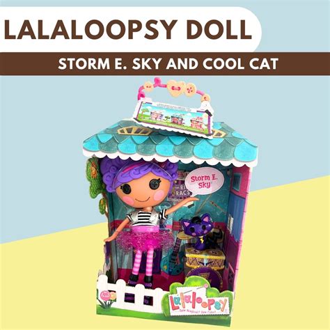 Lalaloopsy Doll Storm E Sky And Cool Cat 13 Rocker Musician Doll