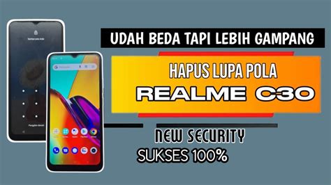 BUKAN RECOVERY CARA HAPUS LUPA POLA KUNCI LAYAR REALME C30