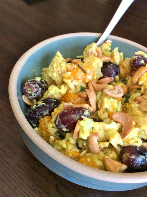 Wild Rice Chicken Salad With Grapes And Cashews