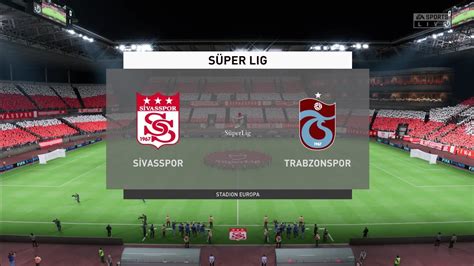 FIFA 23 Sivasspor vs Trabzonspor Süper Lig Gameplay YouTube