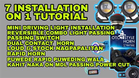 Alamin Ang Pagkakabit Ng Mdl Rapid Horn Dual Contact Horn Plus Diagram Step By Step Papalans