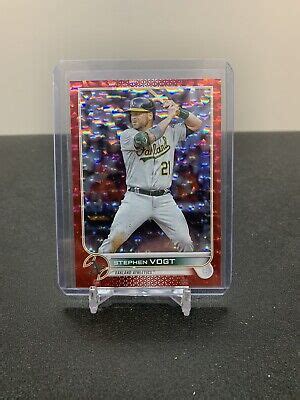 Stephen Vogt Topps Update Series Red Foil Parallel Ebay