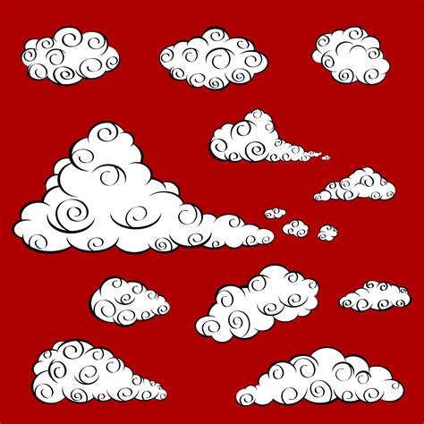 Cloud Vector set. 342013 Vector Art at Vecteezy