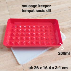 Jual Ready Original Tupperware Tempat Sosis Sausage Keeper Pc