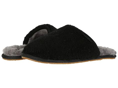 UGG Fluffette (Black) Women's Slippers | Slippers.com - Shop Comfy