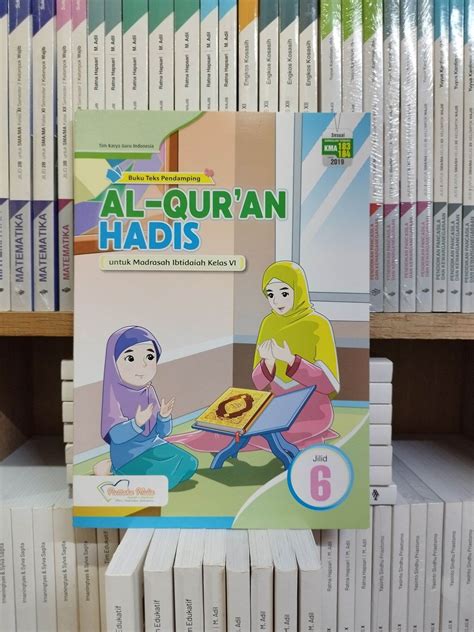 New Buku Alquran Dan Hadis Mi Kelas 1 2 3 4 5 6 Kma Kurikulum Madrasah