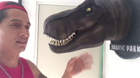 T Rex Jurassic Park Busto Hecho En Goma Eva T Rex Bust Jurassic Park