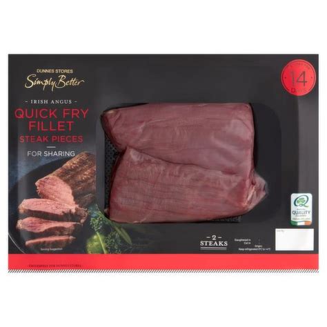 Dunnes Stores Simply Better 2 Irish Angus Quick Fry Fillet Steak Pieces