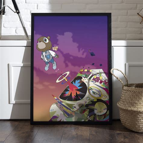 Kanye West Graduation Album Cover Poster Print Kanye West Poster Graduation Album Poster