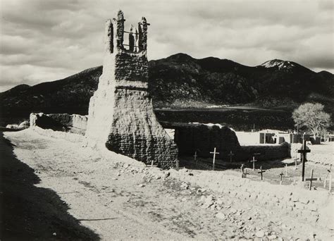 Ruins Of The Old Church Taos Pueblo The American Scene Including