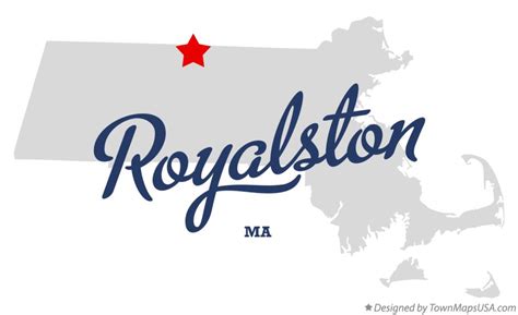 Map of Royalston, MA, Massachusetts