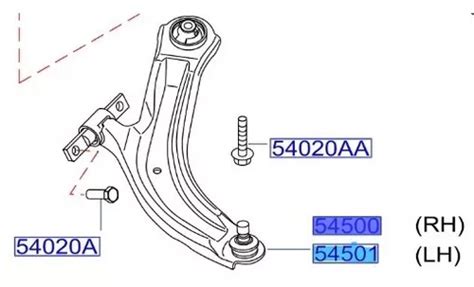 Juego De Horquillas Izq Dch Original Nissan Sentra 06 19