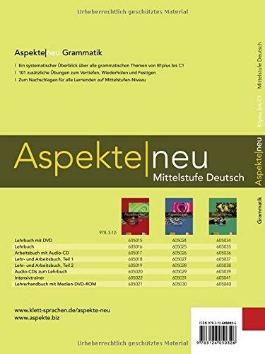 Aspekte Neu Mittelstufe Deutsch Grammatik B Plus Bis C Fahasa