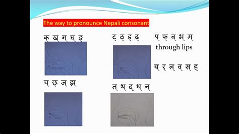 Nepali Vowel Sound And Consonant Letter Youtube