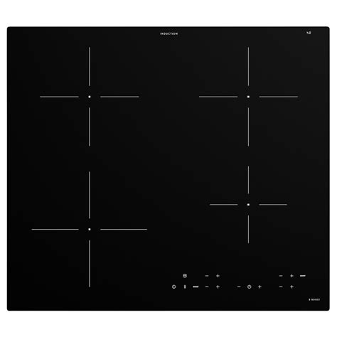 MATMÄSSIG Induction hob IKEA 300 black 59 cm This induction hob has