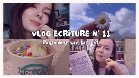 Vlog Ecriture N11 Début Mars pause dans mon 1er jet YouTube