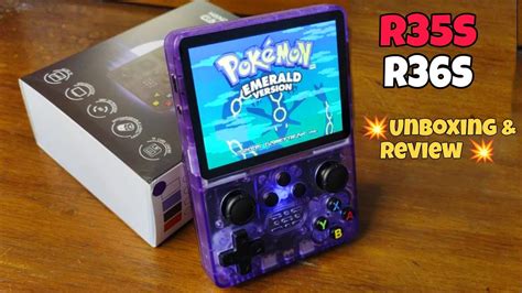 R36s Review R36s Handheld R36s R35s Review And Unboxing R36s