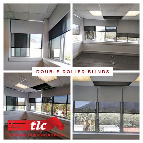 A recent double roller blinds installation. - TLC Flooring - Specialist
