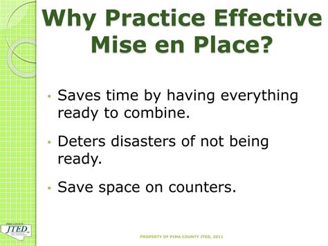 Ppt Introduction To Mise En Place Powerpoint Presentation Free