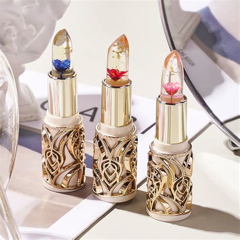 HIH Petals Jelly Color Changing Lipstick Gold Foil Moisturizing No