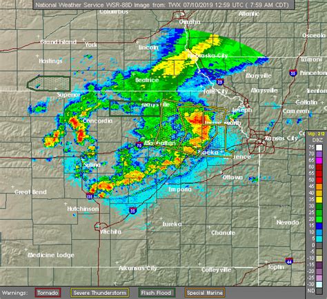 Interactive Hail Maps - Hail Map for Topeka, KS