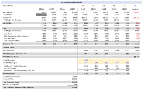 DCF & LBO Financial Model (Basic) - EXCEL - Eloquens