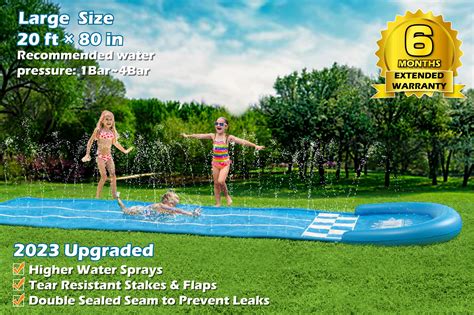 Jasonwell Slip And Slide Lawn Toy Lawn Water Slides