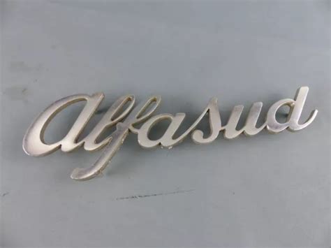 ALFA ROMEO ALFASUD ancien monogramme emblème logo sigle insigne badge