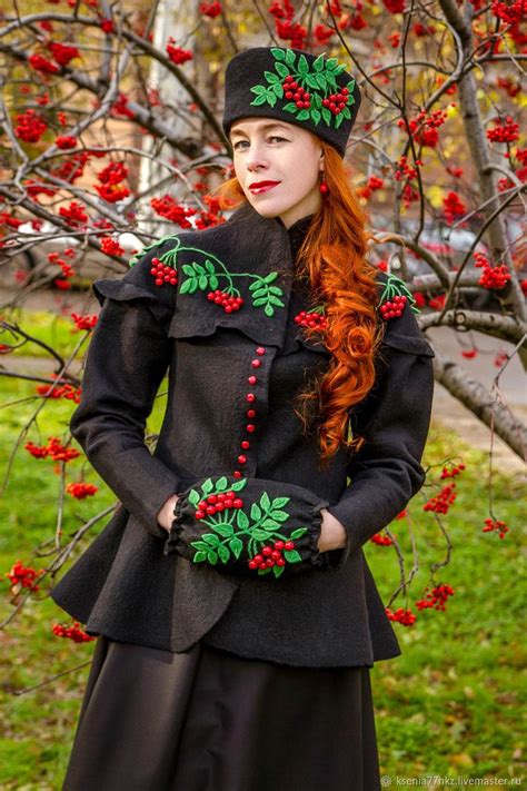 Муфта женская "Рябинушка" в интернет-магазине на Ярмарке Мастеров ...