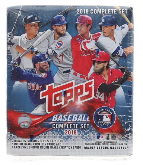 2018 Topps Baseball Factory Set Of 700 Cards With Shohei Ohtani 700