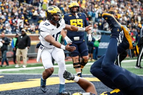 Michigan QB Alex Orji discusses transfer portal additions at wide ...