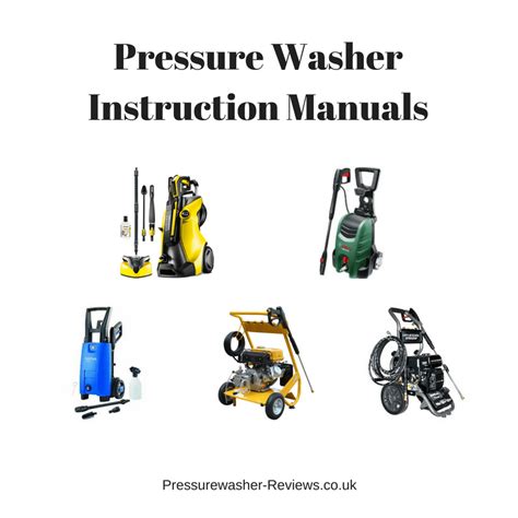 Pressure Washer Instruction Manuals Pressure Washer Reviews