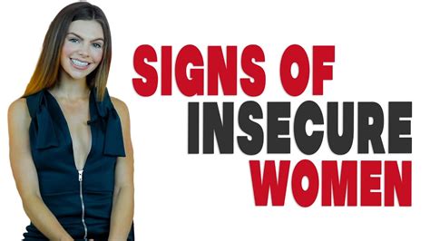 Signs Of Insecure Women 10 Signs To Look Out For Youtube