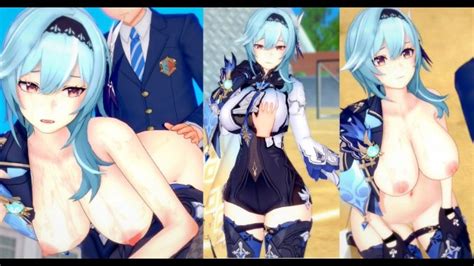 エロゲーコイカツ原神 ユーラ エウルア3DCG巨乳アニメ動画 Hentai Game Koikatsu Genshin Eula