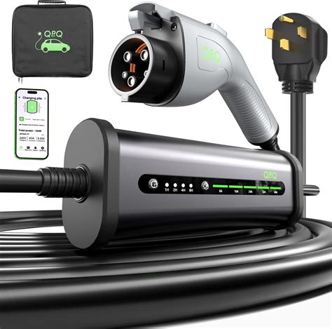 Qpq Level 2 Ev Charger 40amp 240v Electric Car Chargeruniversal Wall Level 2