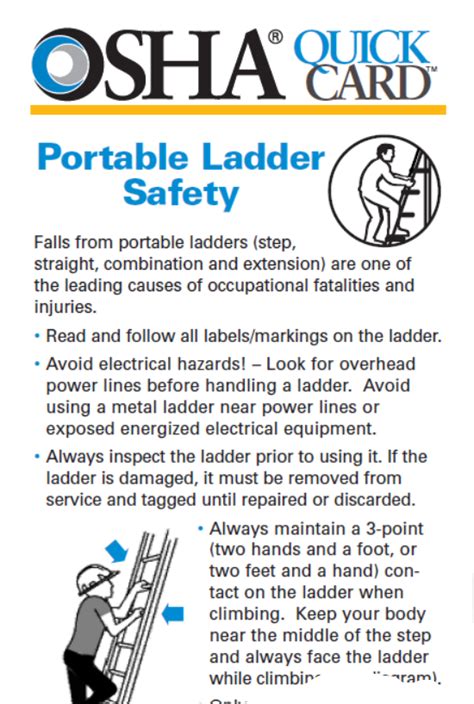 Stairways And Ladders A Guide To Osha Rules Safety Bag