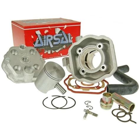 Kit Cylindre 70cc Airsal Tech Piston Pour Peugeot Speedfight 1 50cc 2