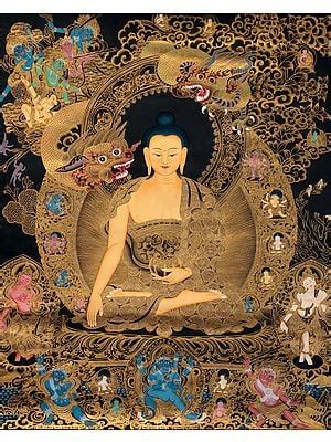 Temptation of Buddha by Mara (Tibetan Buddhist) | Exotic India Art