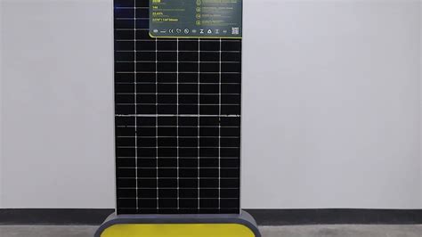 W W W All Black Solar Panel Perc Mm Pv Module Half Cut