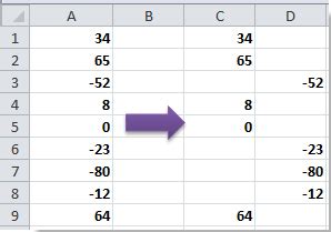 How To Separate Positive And Negative Numbers Into Two Columns In Excel